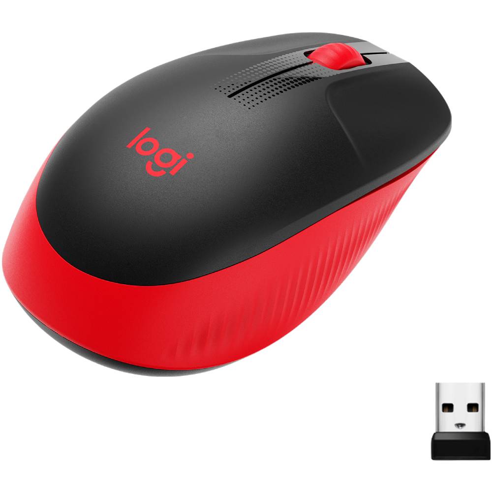 Замовити Миша LOGITECH M190 RED EMEA (L910-005908)