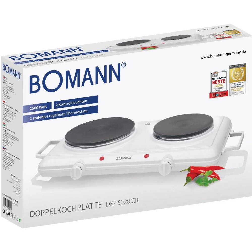 Плитка BOMANN DKP 5028 CB Тип электрическая