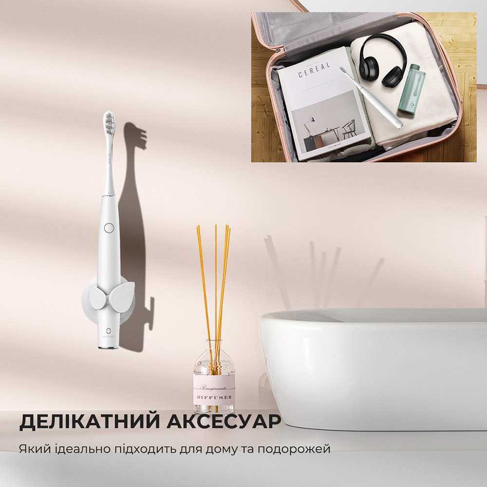 Покупка Електрична зубна щітка Oclean Air 2T Electric Toothbrush White (6970810552324)