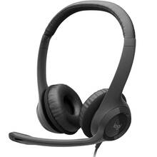 Гарнітура LOGITECH USB Headset H390 black (981-000406)