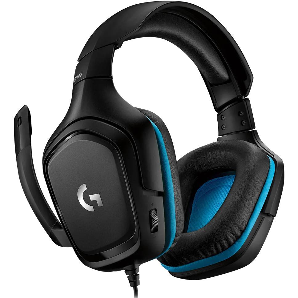 Зображення Гарнитура LOGITECH G432 7.1 Surround Sound Wired Gaming Headset (981-000770)