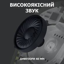 Гарнітура LOGITECH G435 LIGHTSPEED Wireless Gaming BLACK (981-001050)