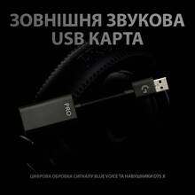 Гарнітура Logitech G PRO X Gaming Headset Black (L981-000818)