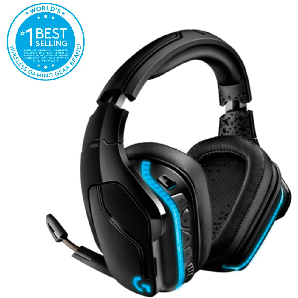 Зображення Гарнітура LOGITECH G935 Wireless 7.1 Surround LIGHTSYNC (981-000744)