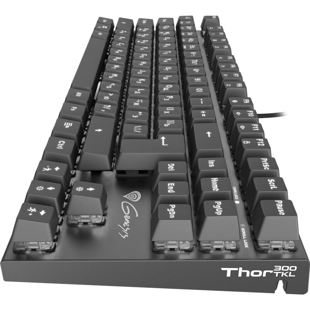 Клавіатура GENESIS Thor 300 Black (NKG-1826) Конструкція механічна