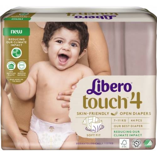 Подгузники LIBERO Touch 4 7-11 кг 44 шт (7322541750217) Тип подгузники