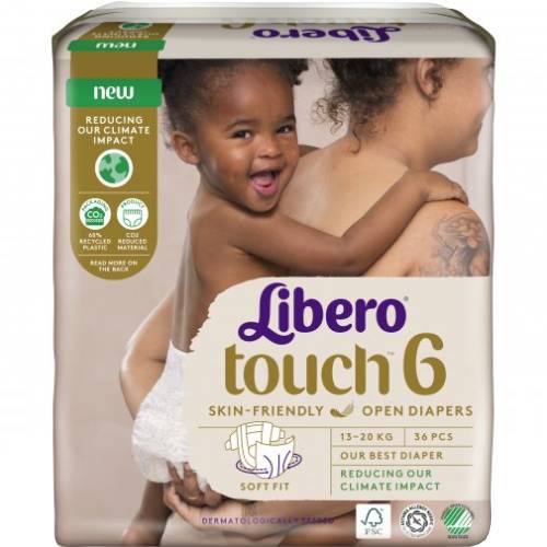 Подгузники LIBERO Touch 6 13-20 кг 36 шт (7322541750255) Тип подгузники