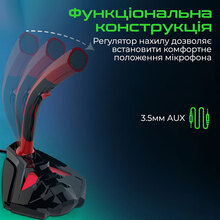 Мікрофон Vertux Streamer-4 AUX 3.5 мм Red (streamer-4.red)