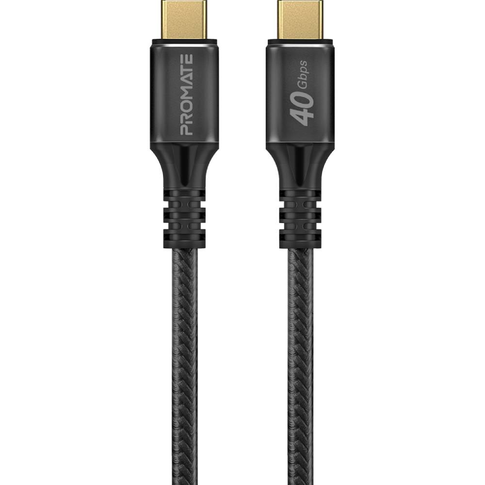 Кабель PROMATE USB-C-USB-C 2 м (powerbolt240-2m.black) Кабель PROMATE USB-C-USB-C 2 м (powerbolt240-2m.black)