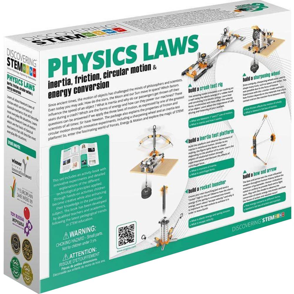 Конструктор ENGINO Stem Закон Ньютона та Похилі площини (STEM902) Тип класичний