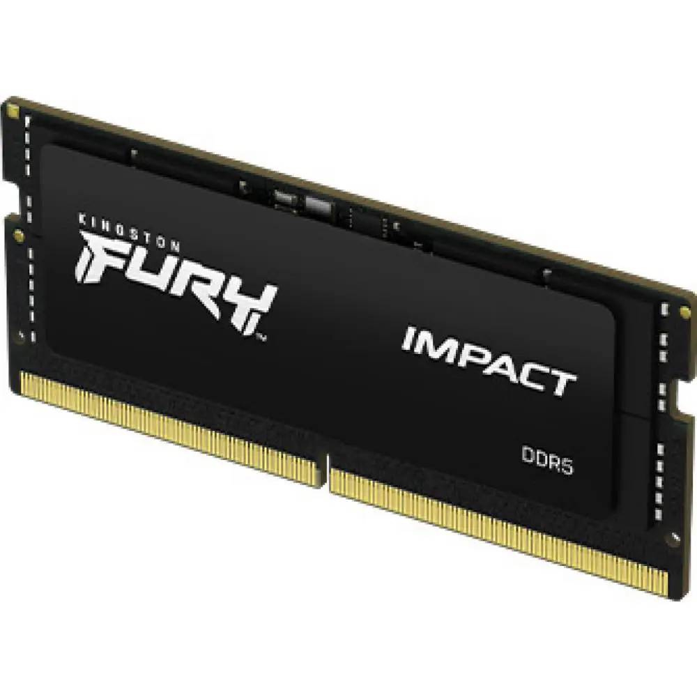 Модуль пам'яті KINGSTON 16GB DDR5 4800 FURY Impact (KF548S38IB-16) Призначення для ноутбука