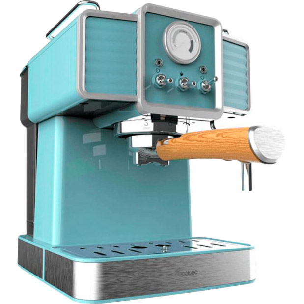 Кофеварка CECOTEC Cumbia Power Espresso 20 Tradizionale Light Blue (CCTC-01628) Комплектация кофеварка, фильтр для кофе, фильтр на две чашки кофе, кронштейн держателя фильтра, руководство пользователя