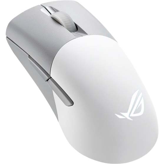 Мышь Asus ROG Keris Aimpoint Bluetooth/Wireless White (90MP02V0-BMUA10) Комплектация USB кабель, аккумулятор