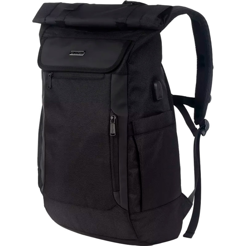 Рюкзак CANYON RT-7 Urban Rolltop 17.3" Black (CNS-BPRT7B1) Пол универсальный