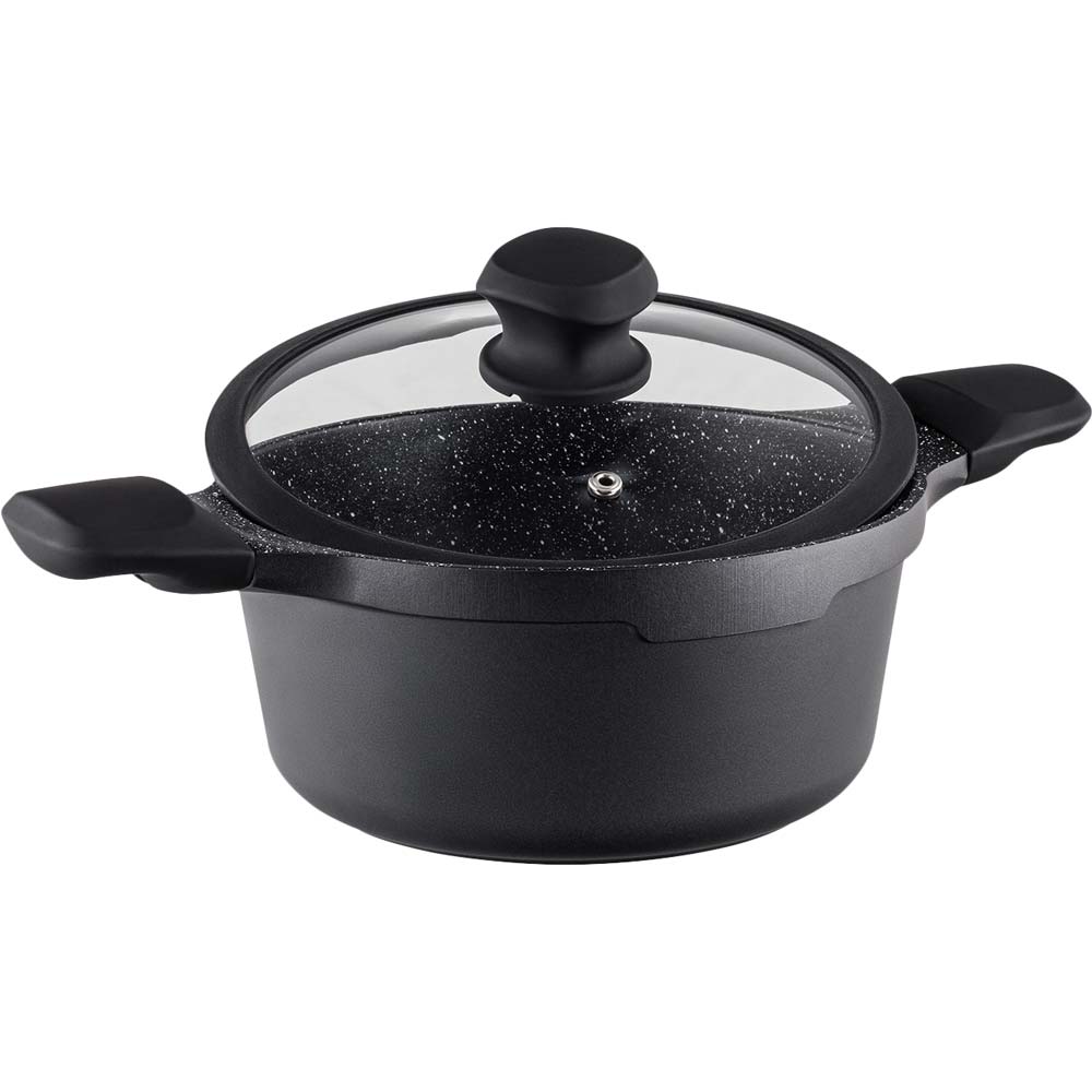 Кастрюля VINZER Kuro Induction Line 3.7 л Black (50428) Тип кастрюля