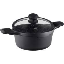 Кастрюля VINZER Kuro Induction Line 3.7 л Black (50428)