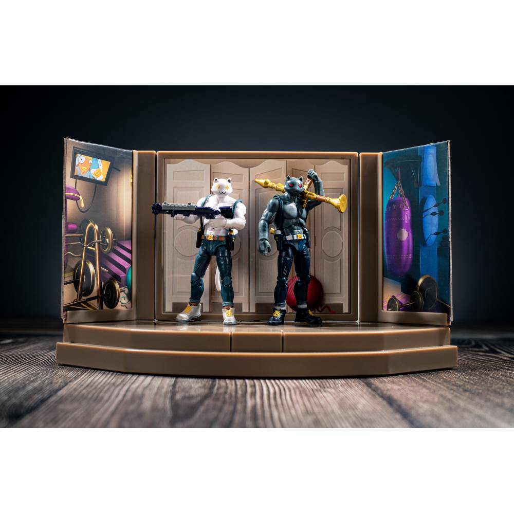 Фото 16 Набір фігурок FORTNITE Jazwares Fortnite 2 Figure Pack Agent's Room Meowcles (FNT0647)