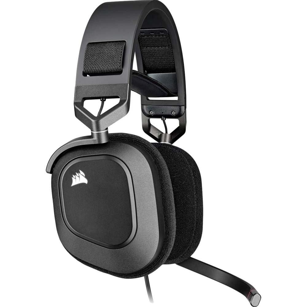 Гарнитура Corsair HS80 RGB Headset Carbon (CA-9011237-EU) Конструкция полноразмерные (полный обхват уха)
