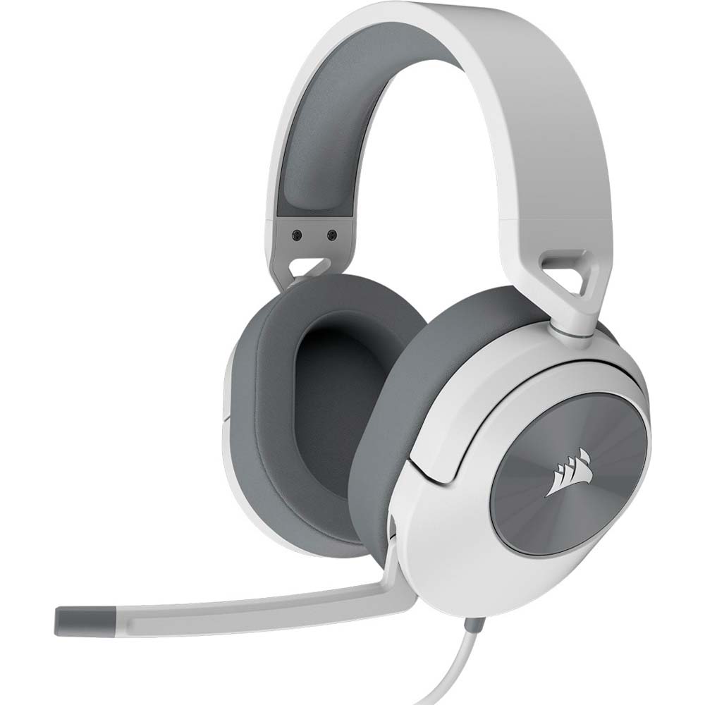 Гарнітура Corsair HS55 Stereo Headset White (CA-9011261-EU) Кріплення дуга (над головою)