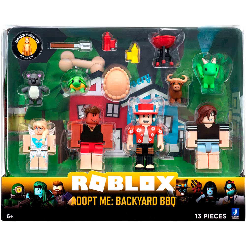 Игровой набор ROBLOX Multipack Adopt Me Backyard BBQ W7 4 фигурки и аксессуары (ROG0190) Тип набор