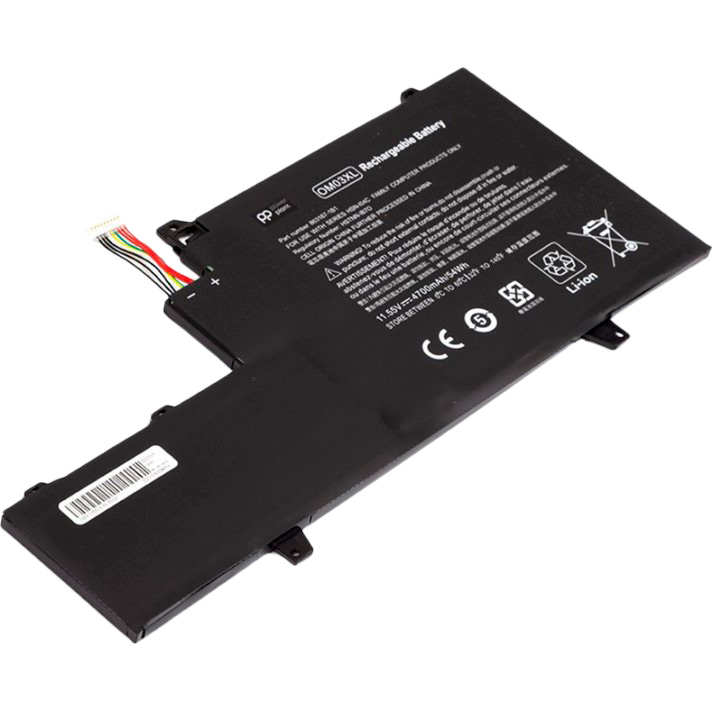 Акумулятор для ноутбуків HP EliteBook X360 (OM03XL) 11.55V 4700mAh (NB461653) Тип сумісний