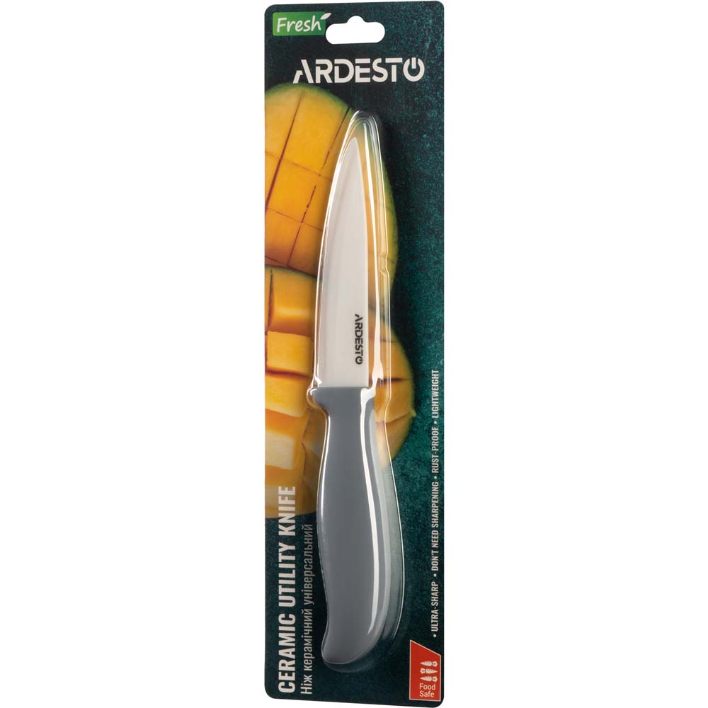 Ніж універсальний ARDESTO Fresh 9.7 см Grey (AR2120CG) Основні ножі універсальний