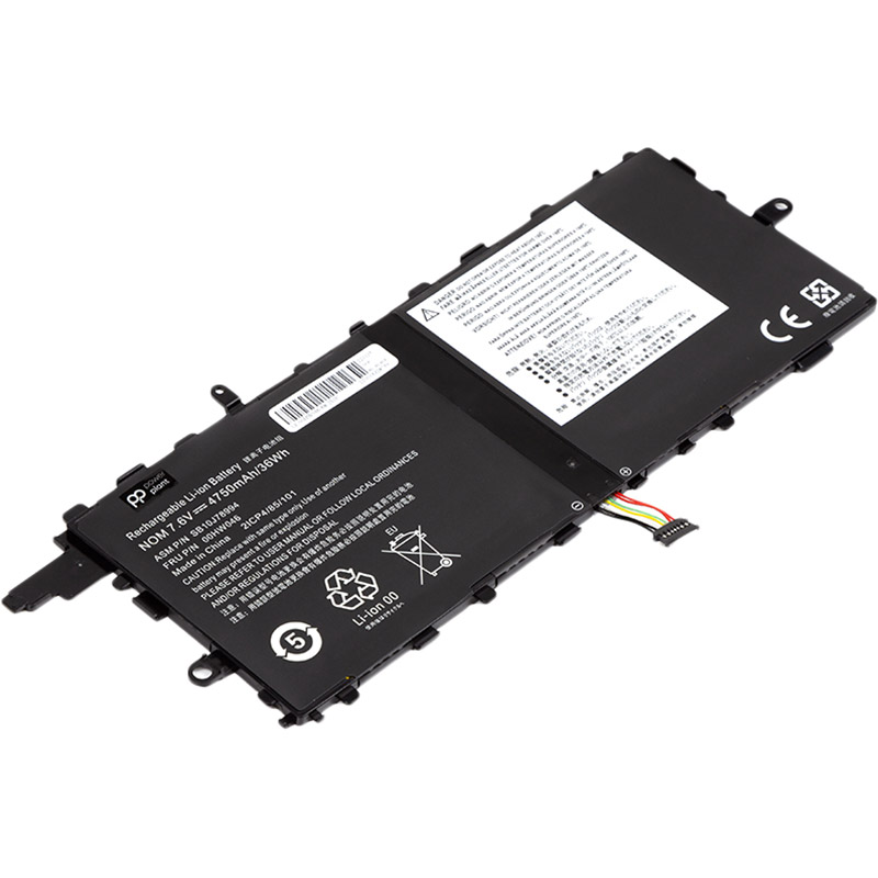 Аккумулятор POWERPLANT для ноутбуков LENOVO ThinkPad X1 Tablet (00HW046) 7.6V 4750mAh (NB481736) Тип совместимый