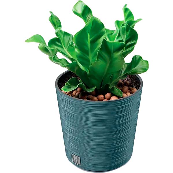 Горшок для растений Prosperplast Furu Round 7.5/9 л Blue (5905197457147) Материал пластик