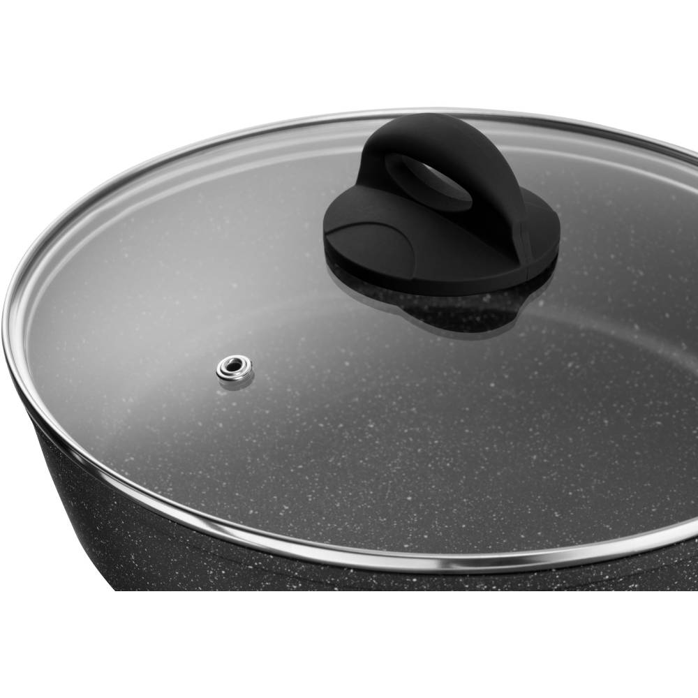 Сотейник с крышкой ARDESTO Gemini Gourmet Viareggio 26 см Black (AR1926GDL) Особенности глубокая