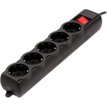 Сетевой фильтр GEMBIRD SPG5-G-6B-PRO 1.8 м Black (SPG5-G-6B-PRO)