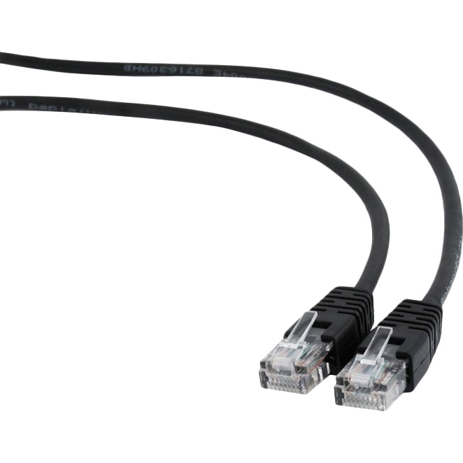 Патч-корд CABLEXPERT Cat 5e UTP 10 м Black (PP12-10M/BK) Вид кабель