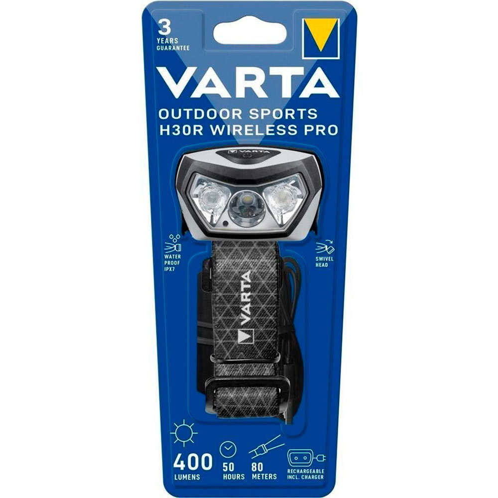 Фонарь налобный Varta Indestructible H30 Pro (17732101421) Мощность 4 Вт