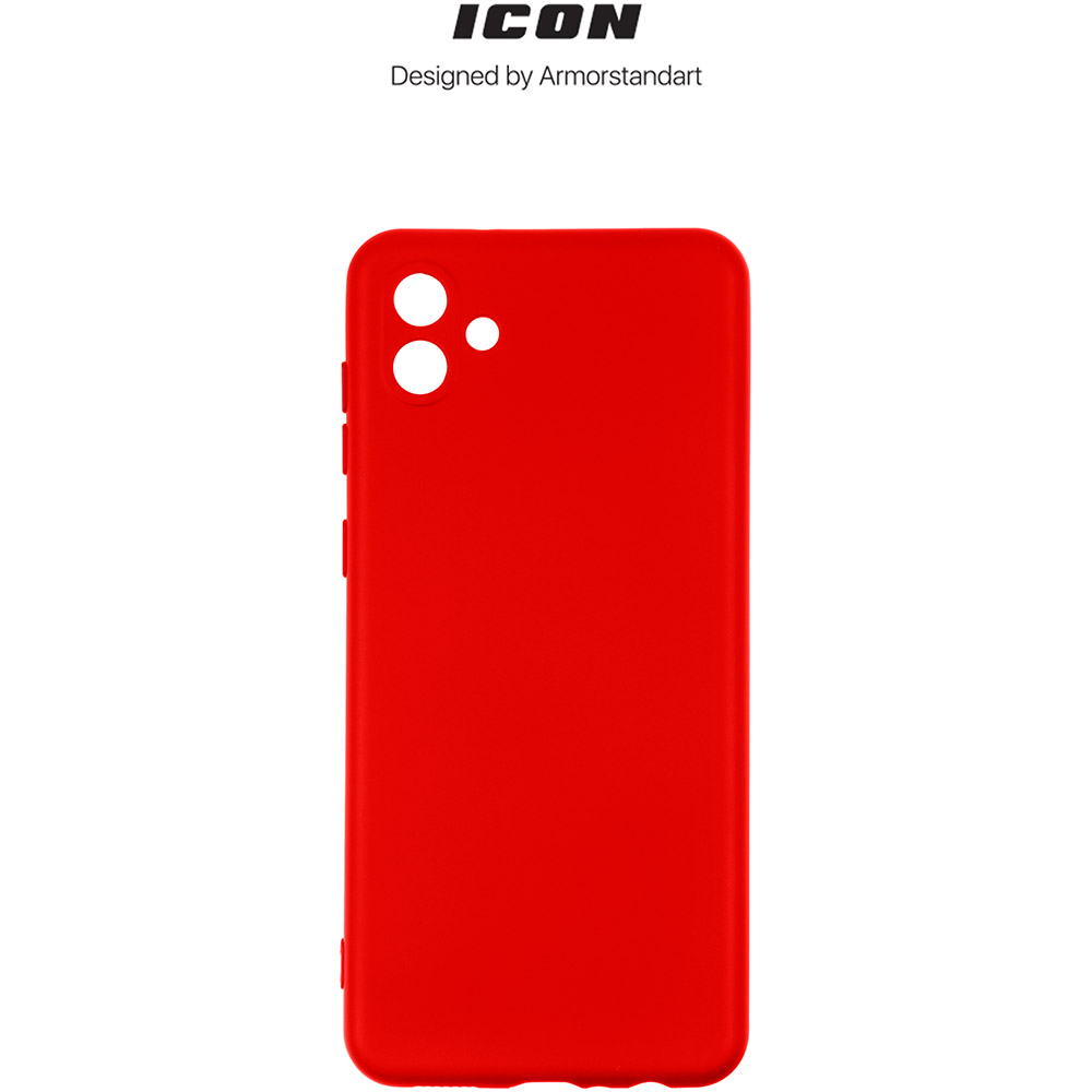 Чохол ARMORSTANDART ICON Case для Samsung A04 A045 Red (ARM63907) Колір червоний