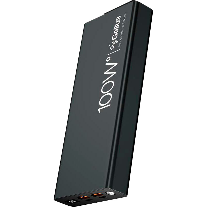 Powerbank GELIUS Titanium GP-PB301 100W 30000mAh Black (92305) Вхідний роз'єм USB Type-C