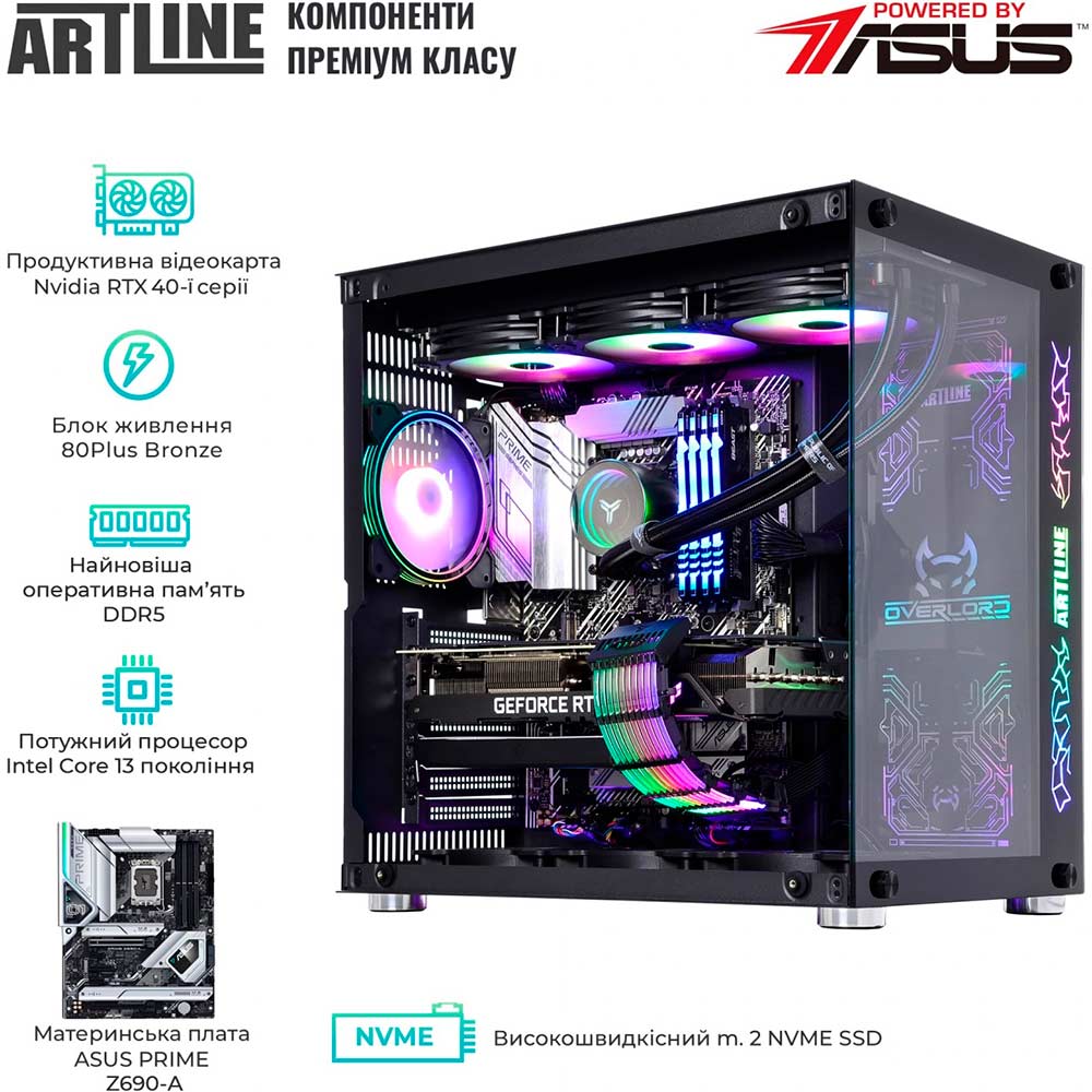 Зовнішній вигляд Комп'ютер ARTLINE Gaming X94v60