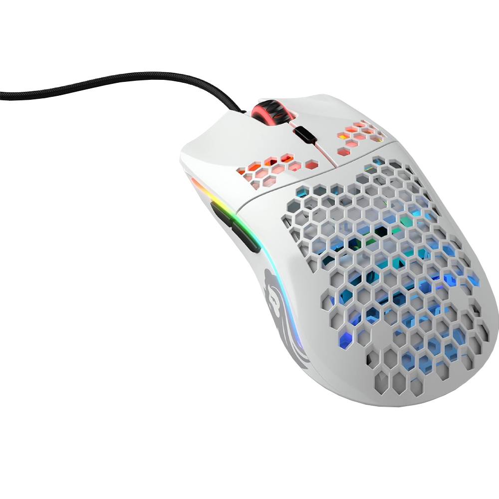 Мышь GLORIOUS Model O Minus Glossy White (GOM-GWhite) Комплектация мышь, наклейки, руководство пользователя