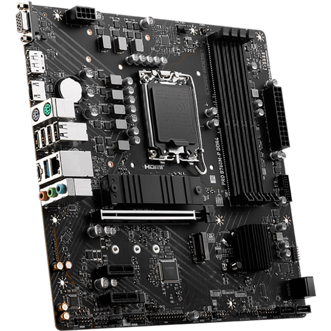 Материнская плата MSI PRO B760M-P DDR4 (911-7E02-001) Назначение для настольного компьютера