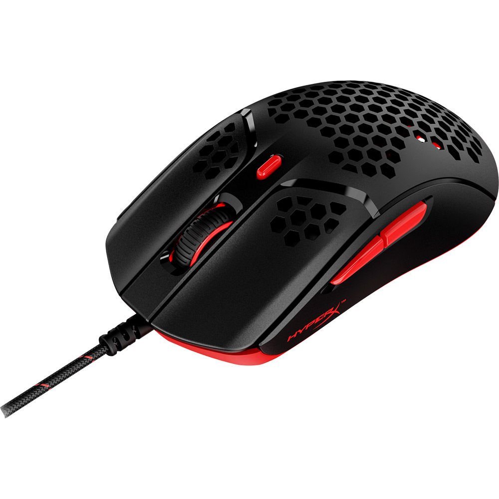 Мышь HYPERX Pulsefire Haste USB Black Red (4P5E3AA) Проводное подключение USB