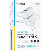 Сетевое зарядное устройство Gelius X-Duo PRO 45W GP-HC053 White (00000092355)