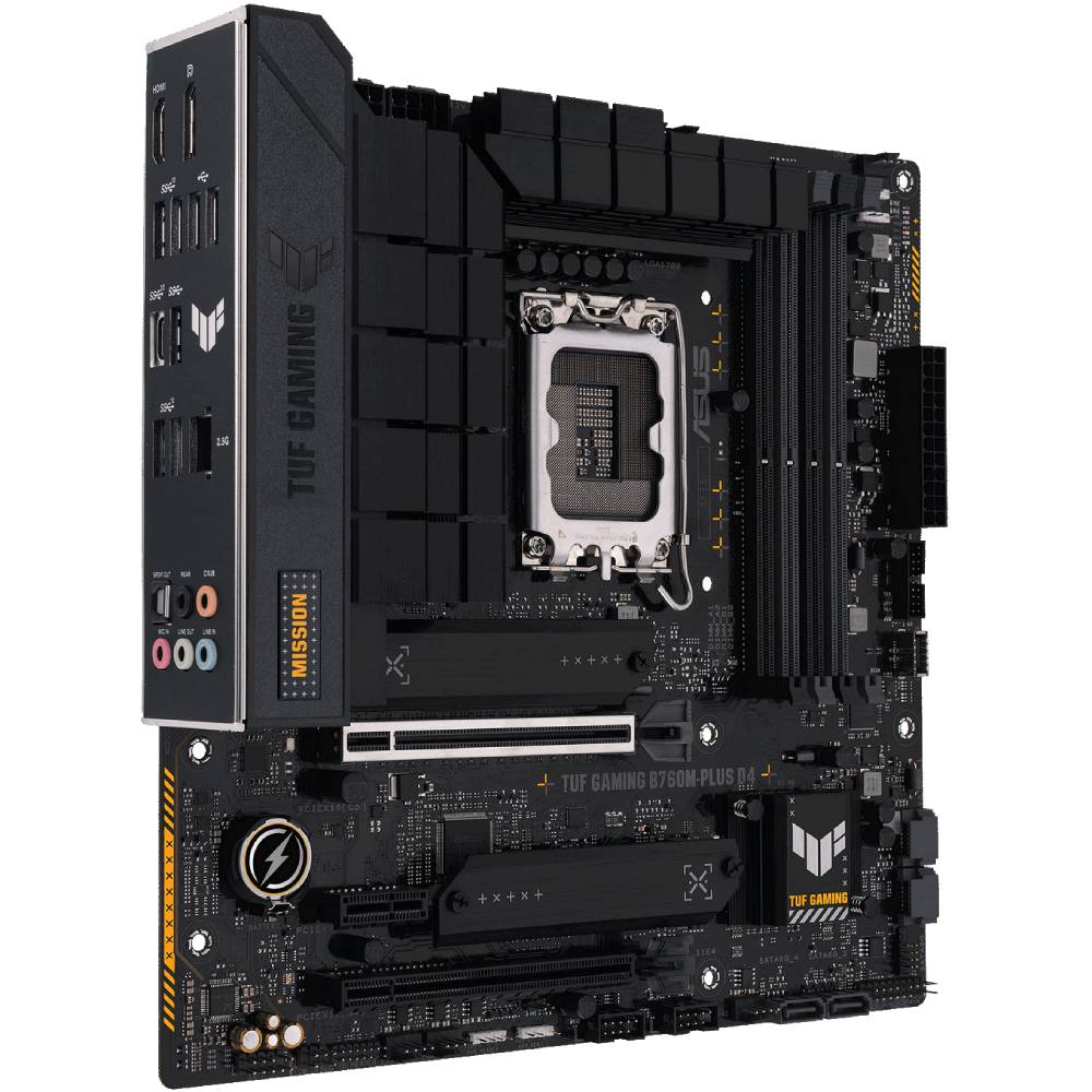 Материнская плата ASUS TUF GAMING B760M-PLUS D4 Назначение для настольного компьютера