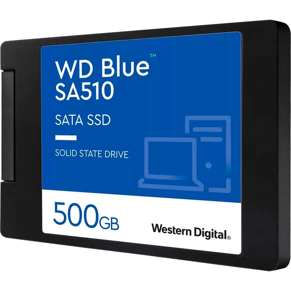 SSD накопитель Western Digital Blue 500GB 2.5" SATAIII TLC 3D (WDS500G3B0A) Назначение жесткого диска для настольного компьютера