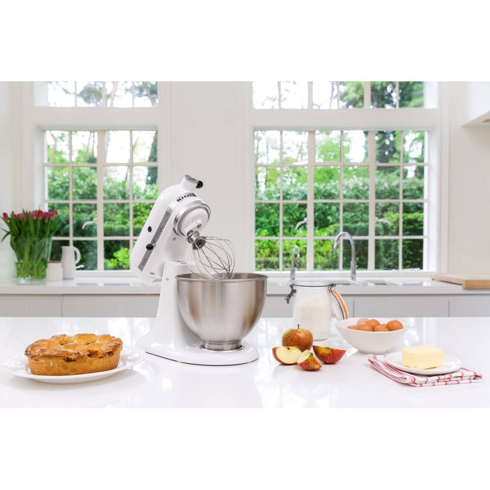 Зображення Кухонна машина KITCHENAID CLASSIC 4,3 л Білий (5K45SSEWH)