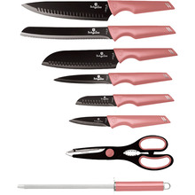 Набір ножів BERLINGER HAUS I-RO9SE Collection 8 пр (BH 2585)