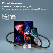 Кабель PROMATE USB-C-USB-C (xcord-cc.black)