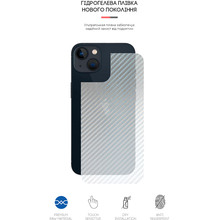 Защитная пленка на заднюю панель ARMORSTANDART для Apple iPhone 13 mini Carbone Silver (ARM61064)