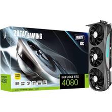 Відеокарта ZOTAC GeForce RTX4080 Trinity OC 16GB 256Bit 2520/22400MHz (ZT-D40810J-10P)