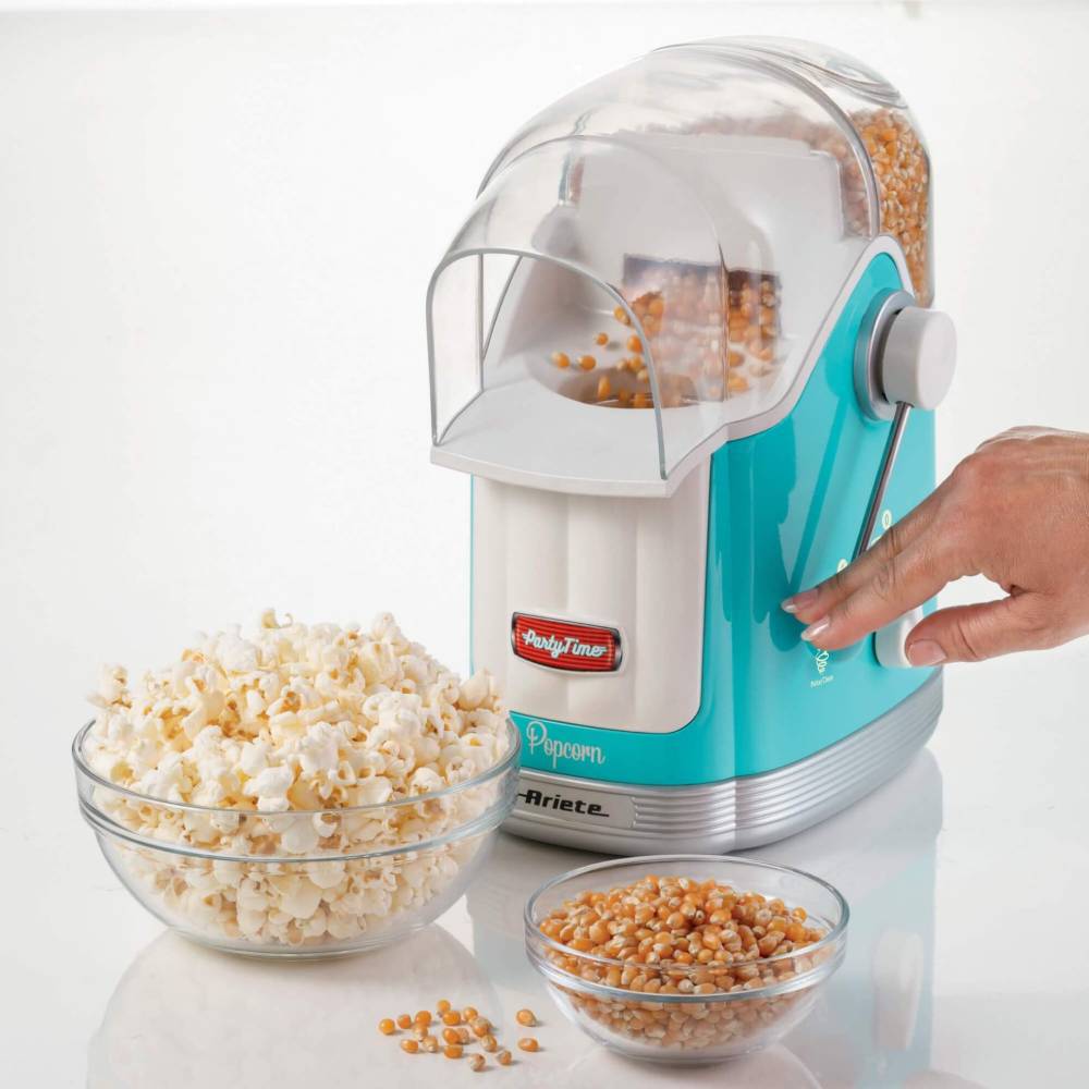 Попкорница ARIETE 2958 popcorn Blue Вместительность емкость бака: 600 г