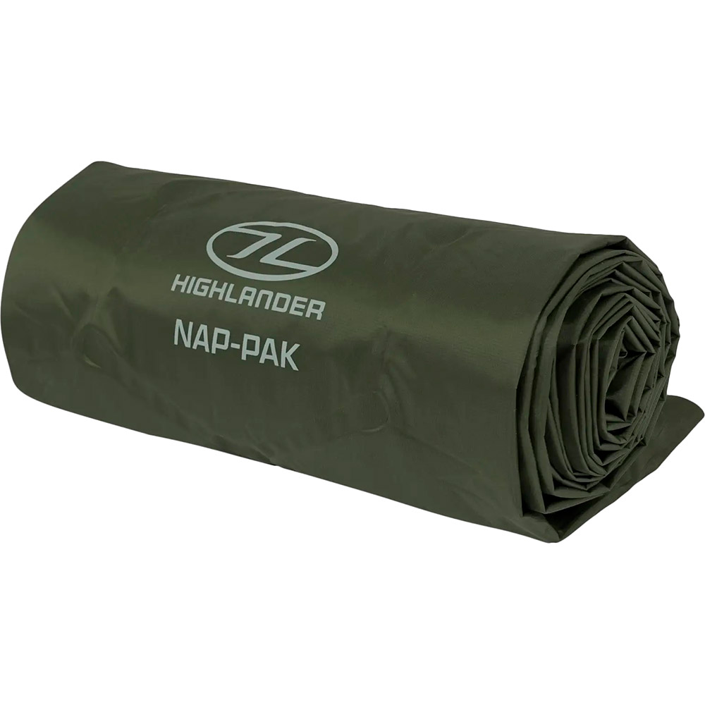 Килимок HIGHLANDER надувний Nap-Pak Inflatable Sleeping Mat 5 cm Olive (AIR071) Товщина 50