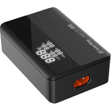 Сетевое зарядное устройство COLORWAY Power Delivery GaN 100W Black (CW-CHS041PD-BK)