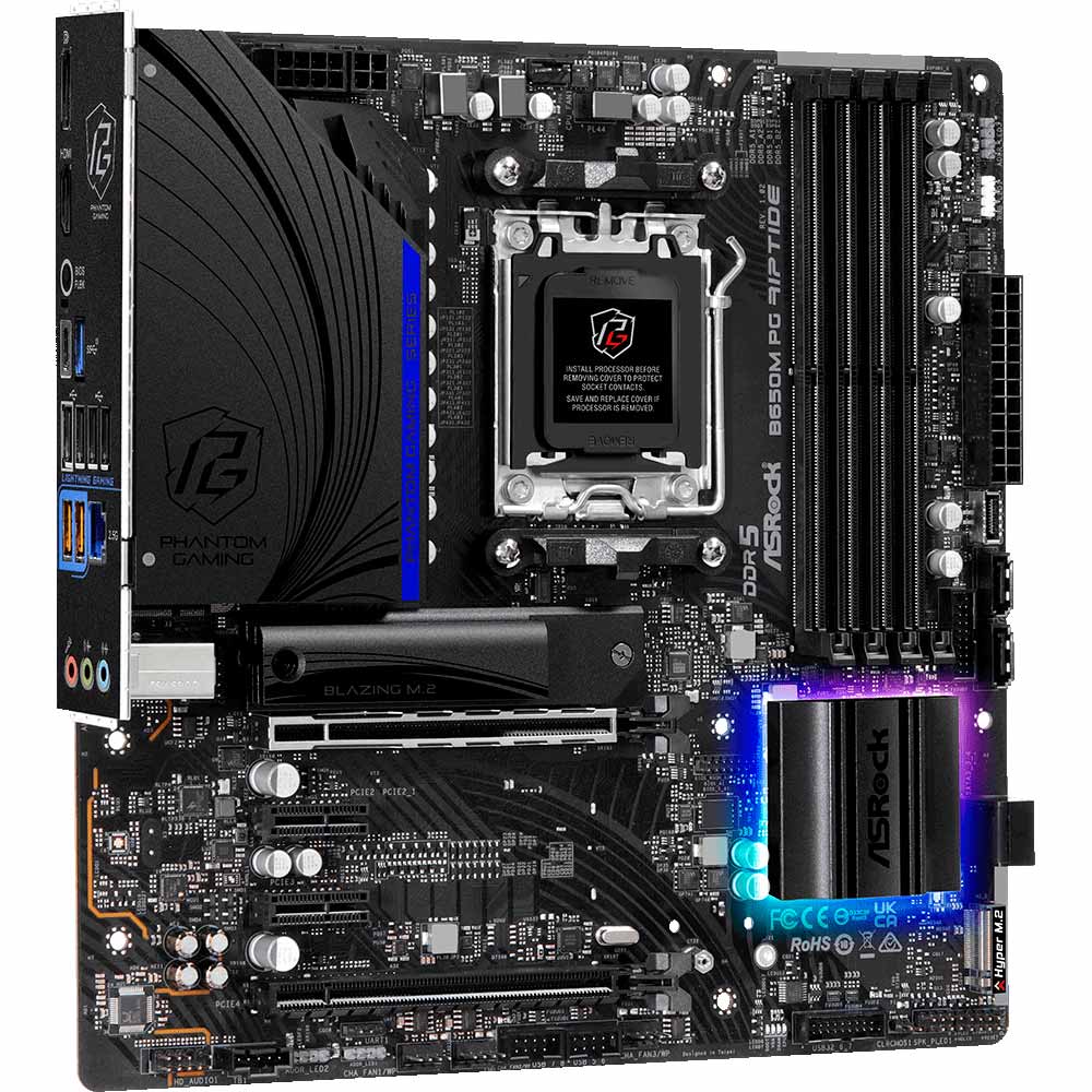 Материнська плата ASROCK B650M PG RIPTIDE (B650M_PG_RIPTIDE) Принзначення для настільного комп'ютера